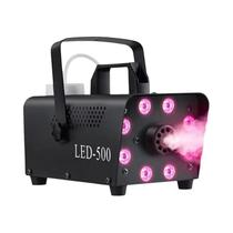 Máquina De Fumaça Com Controle Remoto De 500W RGB 3 Em 1 LED Para Show De Palco Discoteca KTV DJ