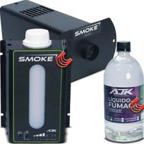 Máquina De Fumaça Com Líquido Bivolt 110/220v Ajk Smoke Fog Machine - Para Caixa Bob Som Paredao