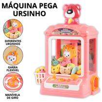 Máquina De Garra Infantil Maquina Para Bichinho De Pelucia Ursinho De Pelúcia Urso Brinquedo Criança