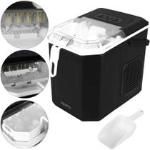 Maquina de gelo 12 Kg com sensor de cesta cheia preta - MG-01 (110V)