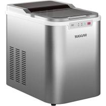 Máquina De Gelo 12 Kg Por Dia Suggar Prata Ice Maker 110V Máquina De Gelo 12 Kg Por Dia Suggar Prata Ice Maker 110V