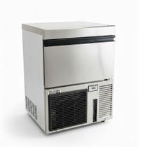 Máquina de Gelo 85kg Inox 220v Cubo Maciço de 48x48x58mm SC200L