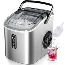 Máquina de Gelo de Bancada EUHOMY 26,5 lb/24 h com Autolimpeza