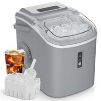 Máquina de Gelo EUHOMY - 12kg/Dia, 9 Cubos em 6 Minutos - Cinza