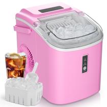 Máquina de Gelo EUHOMY - 12kg/Dia, 9 Cubos em 6 Minutos - Rosa Máquina de Gelo EUHOMY - 12kg/Dia, 9 Cubos em 6 Minutos - Rosa