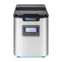 Máquina de Gelo Gelopar GMGD-15 Portátil Inox C/ Display 12kg