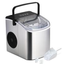 Máquina de Gelo HealSmart para Bancada - 26 Libras/24 Horas - Prata