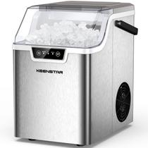Máquina de Gelo KEENSTAR Nugget de Bancada 18kg/24h com Cesto