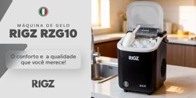 Máquina De Gelo Portátil 100w 12kg Preta Bivolt Automática