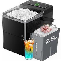 Máquina de Gelo Portátil Silonn 2,5 L Cesto 1,8 L Reservatório LED Máquina de Gelo Portátil Silonn 2,5 L Cesto 1,8 L Reservatório LED