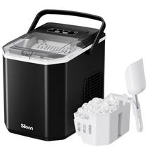 Máquina de Gelo Portátil Silonn 26 lbs/dia com Cubos em Formato de Bala Máquina de Gelo Portátil Silonn 26 lbs/dia com Cubos em Formato de Bala