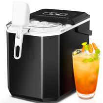 Máquina de Gelo Portátil ZAFRO - 26 Libras/24 Horas - Preta