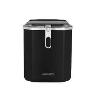 Máquina de Gelo Preta 12kg 100w Eco Friendly Agratto - 127v