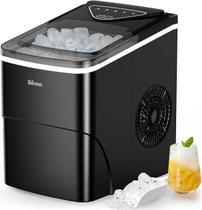Máquina de Gelo Silonn - 12kg/24h - Limpeza Automática - Preta