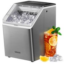 Máquina de gelo Silonn Countertop 20 kg/dia com aço autolimpante