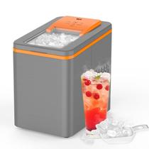 Máquina de Gelo VECYS - 26lbs/24h - 1,8L - Cinza e Laranja