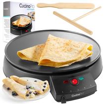 Máquina de grelhar e crepe CucinaPro elétrica antiaderente de 12 polegadas