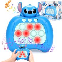 Máquina de jogo portátil Adilymey Stich Push Bubble com música