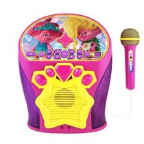 Máquina de Karaokê eKids Trolls Band Together - Alto-Falante Bluetooth com Microfone e USB - Função EZ Link