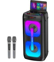 Máquina de Karaokê Gesnada 120W Bluetooth 5.3 Luzes LED Máquina de Karaokê Gesnada 120W Bluetooth 5.3 Luzes LED