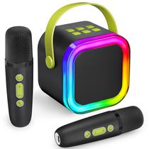 Máquina de karaokê IROO Mini para crianças com alto-falante Bluetooth e 2 microfones Máquina de karaokê IROO Mini para crianças com alto-falante Bluetooth e 2 microfones