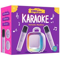 Máquina de karaokê Kinglucky Voice-Changing 2 microfones para crianças