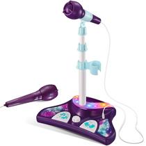 Máquina de karaokê Little Pretender Kids com 2 microfones Máquina de karaokê Little Pretender Kids com 2 microfones
