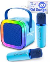 Máquina de karaokê Move2Play com mais de 20 músicas infantis e 2 microfones Máquina de karaokê Move2Play com mais de 20 músicas infantis e 2 microfones