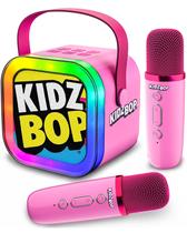 Máquina de karaokê Move2Play Kidz Bop Mini com 2 microfones Bluetooth Máquina de karaokê Move2Play Kidz Bop Mini com 2 microfones Bluetooth