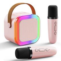 Máquina de karaokê Niskite para meninas com 2 microfones