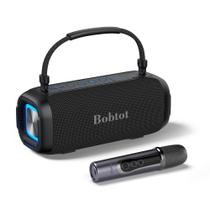 Máquina de Karaokê Portátil Bobtot com Caixa de Som Sem Fio IPX6 Máquina de Karaokê Portátil Bobtot com Caixa de Som Sem Fio IPX6