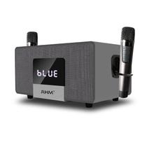 Máquina de karaokê RHM K222 com 2 microfones sem fio 500W