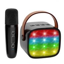 Máquina de karaokê YLL Kids Portátil Leitor MP3 Bluetooth Preto