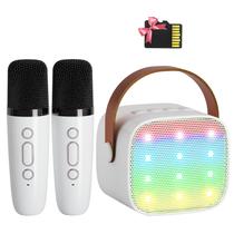 Máquina de karaokê YLL Mini alto-falante Bluetooth portátil com microfone