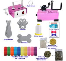 Máquina De Laço + Máquina De Cortar Fitas Pet Moldes - K34