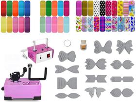 Máquina De Laços Máquina Cortar Selar Fita Molde Laço