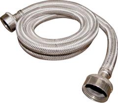 Máquina de lavar Mangueira Plumb Pak PP23832 3/4 polegadas x 1,5 m SS Máquina de lavar Mangueira Plumb Pak PP23832 3/4 polegadas x 1,5 m SS