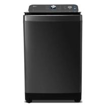 Máquina de lavar philco 14 kg preto plr14b 12 programas cesto de inox tampa de vidro