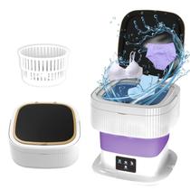 Máquina de Lavar Portátil ABXKZ 11L - Grande Capacidade - Cor Roxa