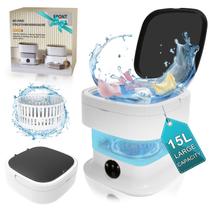 Máquina de Lavar Portátil CNCJ 15L com Secador Giratório - Azul Máquina de Lavar Portátil CNCJ 15L com Secador Giratório - Azul