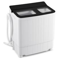 Máquina de Lavar Portátil Giantex de Duas Cubas 18 lb Compacta