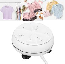 Máquina de lavar portátil, mini máquina de lavar com ventosas, limpeza de bolhas 3 em 1 por USB, máquina de lavar turbo
