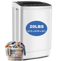 Máquina de lavar portátil Nictemaw 9,1 kg 2,8 pés cúbicos totalmente automática Máquina de lavar portátil Nictemaw 9,1 kg 2,8 pés cúbicos totalmente automática