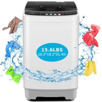 Máquina de lavar portátil Nictemaw com capacidade de 7 kg com bomba de drenagem