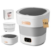 Máquina de Lavar Portátil TEFELE 16L Dobrável Mini Lavadora Máquina de Lavar Portátil TEFELE 16L Dobrável Mini Lavadora