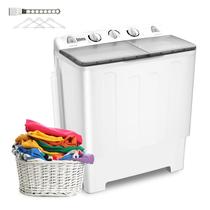 Máquina de lavar roupa Erivess Compact Mini Twin Tub 10kg/4kg Máquina de lavar roupa Erivess Compact Mini Twin Tub 10kg/4kg