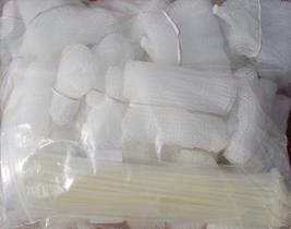 Máquina de lavar roupa Lint Trap Snare Fabric Mesh Lote de 50