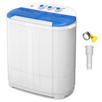 Máquina de Lavar Roupa Portátil VCJ Twin Tub 14 Libras - Ideal para Apartamentos