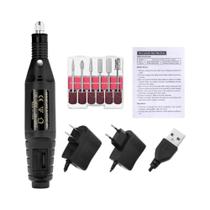 Máquina De Lixar Unhas Elétrica Para Manicure E Pedicure Equipamento De Polimento E Moagem