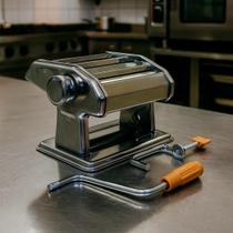 Maquina De Macarrão Prateado Cortador Espaguete Inox